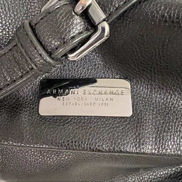 Armani Exchange black crossbody Messenger bag. Like new. - Picture 4 of 12